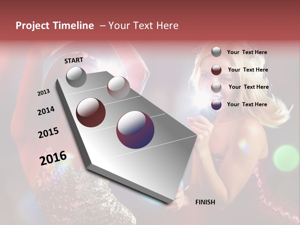 Entertainment Modern Clubber PowerPoint Template