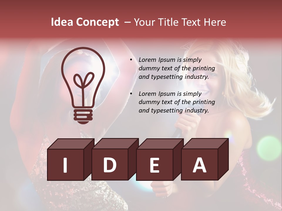 Entertainment Modern Clubber PowerPoint Template