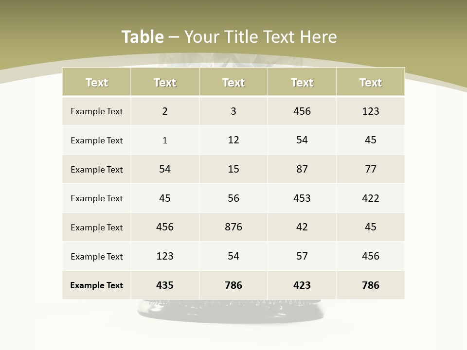 A Trash Can With A Recycle On Top Of It PowerPoint Template