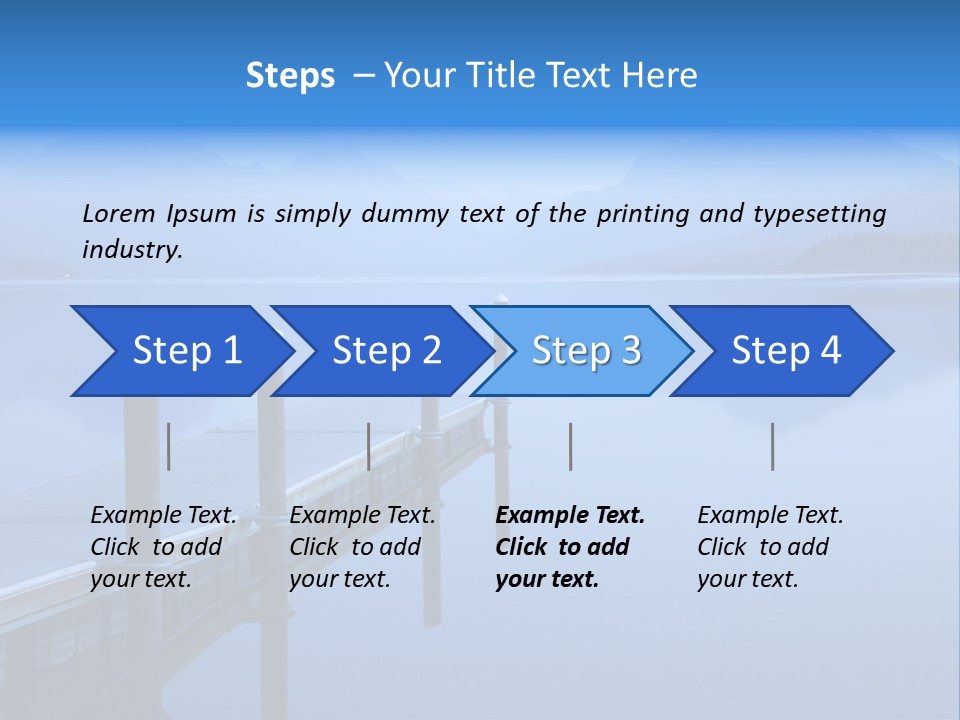Down Success Growth PowerPoint Template