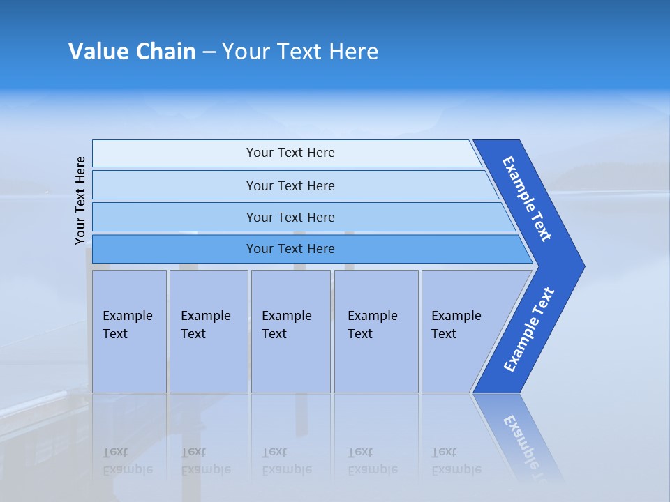 Down Success Growth PowerPoint Template