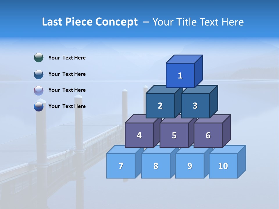 Down Success Growth PowerPoint Template