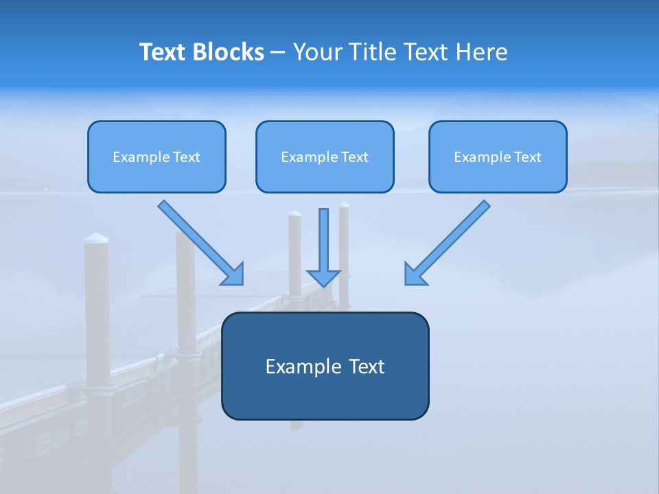 Down Success Growth PowerPoint Template