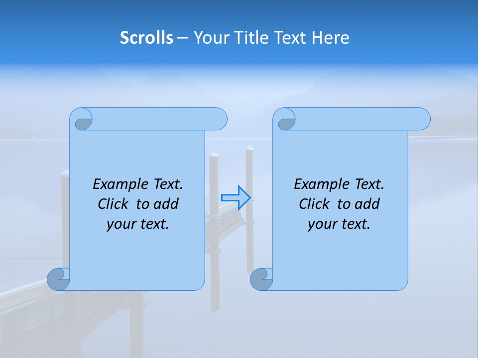 Down Success Growth PowerPoint Template