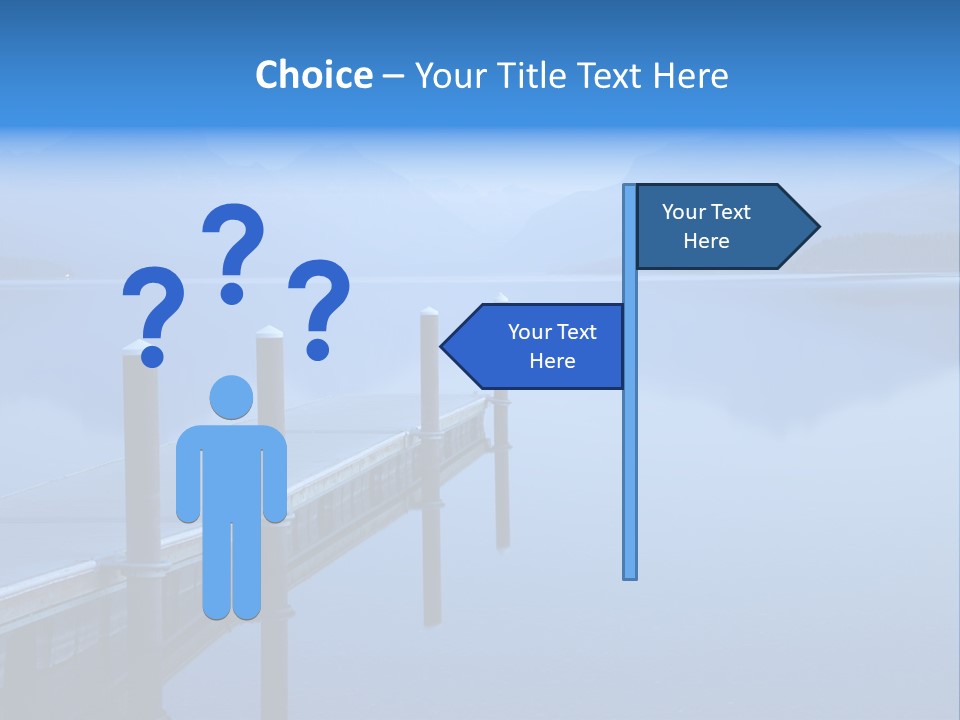 Down Success Growth PowerPoint Template