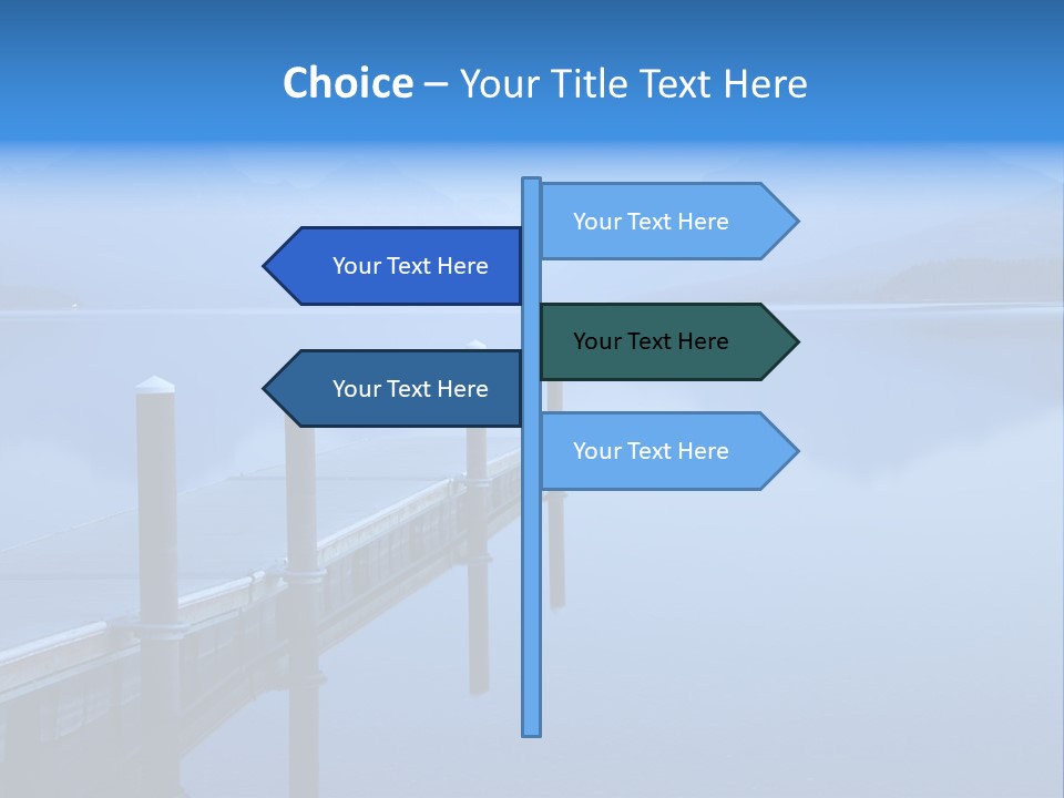 Down Success Growth PowerPoint Template