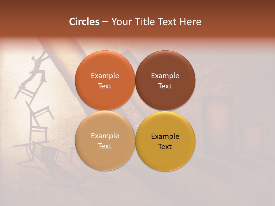 A Picture Of A Piece Of Art On A Wall PowerPoint Template