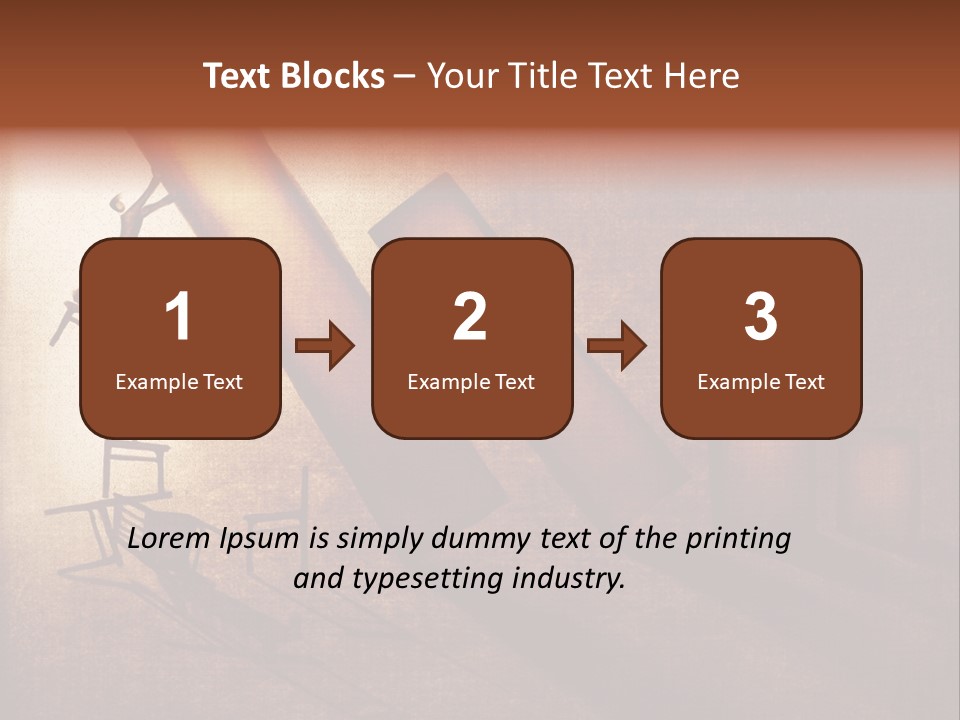 A Picture Of A Piece Of Art On A Wall PowerPoint Template