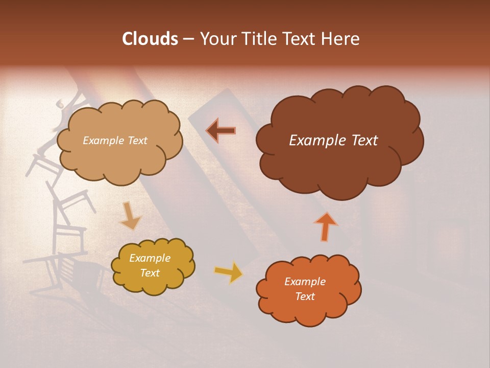 A Picture Of A Piece Of Art On A Wall PowerPoint Template