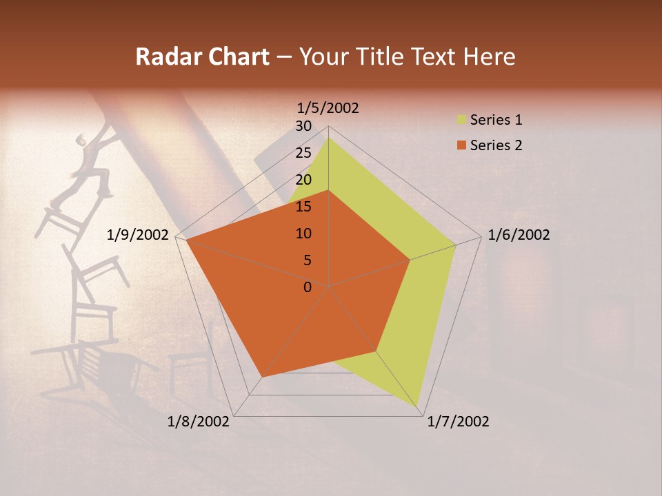 A Picture Of A Piece Of Art On A Wall PowerPoint Template