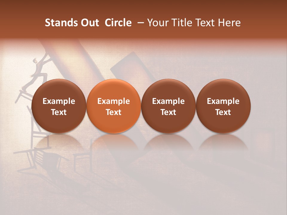 A Picture Of A Piece Of Art On A Wall PowerPoint Template