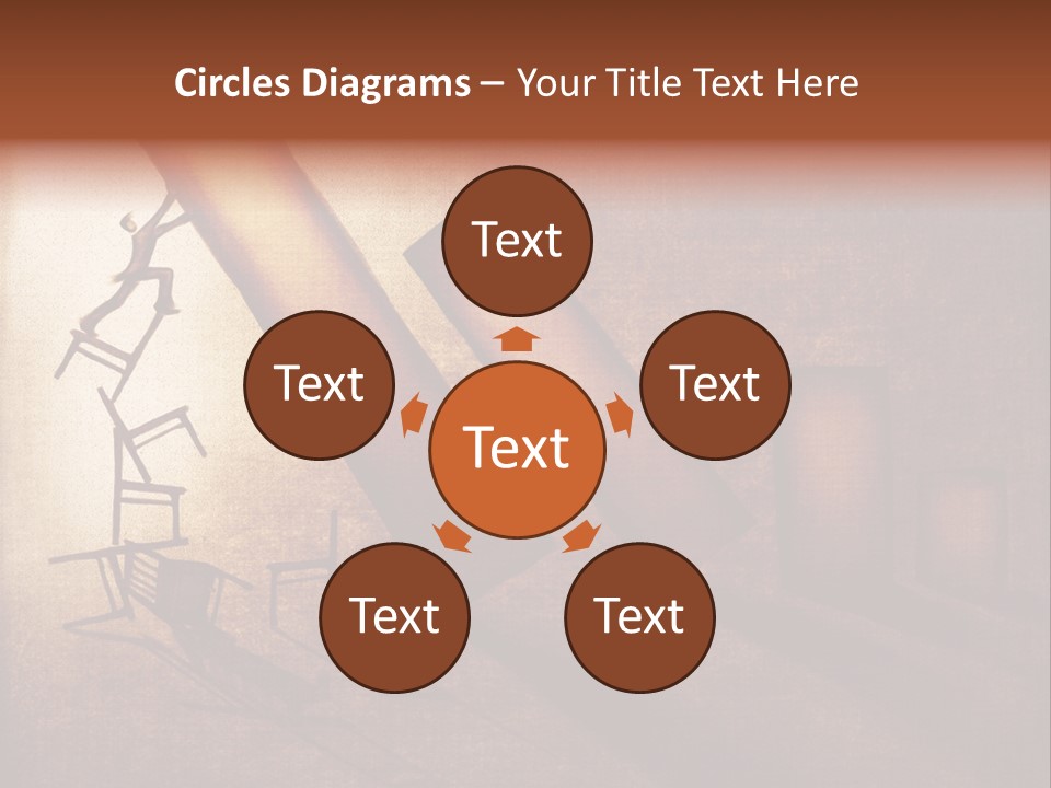 A Picture Of A Piece Of Art On A Wall PowerPoint Template