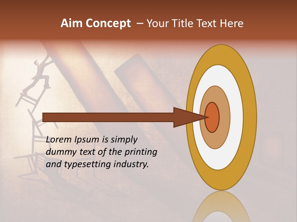 A Picture Of A Piece Of Art On A Wall PowerPoint Template