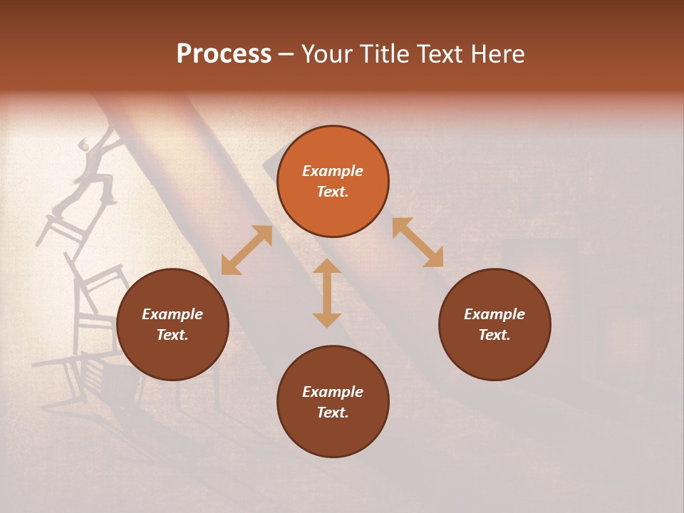 A Picture Of A Piece Of Art On A Wall PowerPoint Template