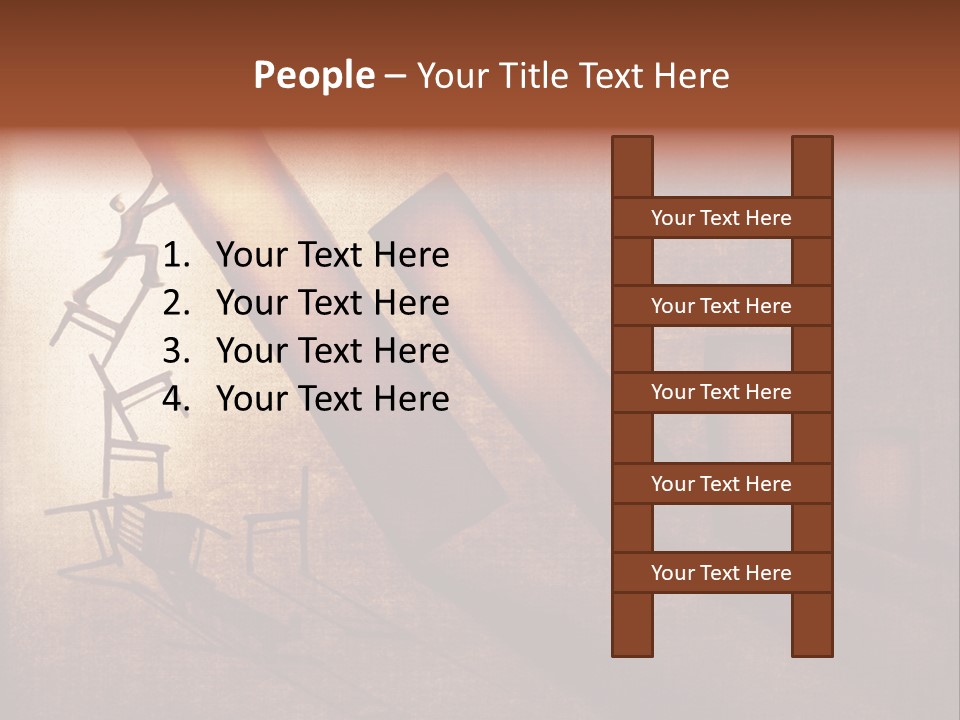 A Picture Of A Piece Of Art On A Wall PowerPoint Template