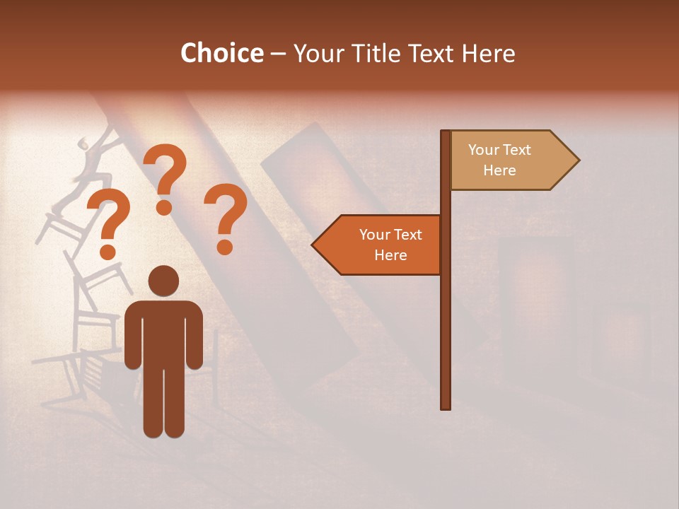 A Picture Of A Piece Of Art On A Wall PowerPoint Template