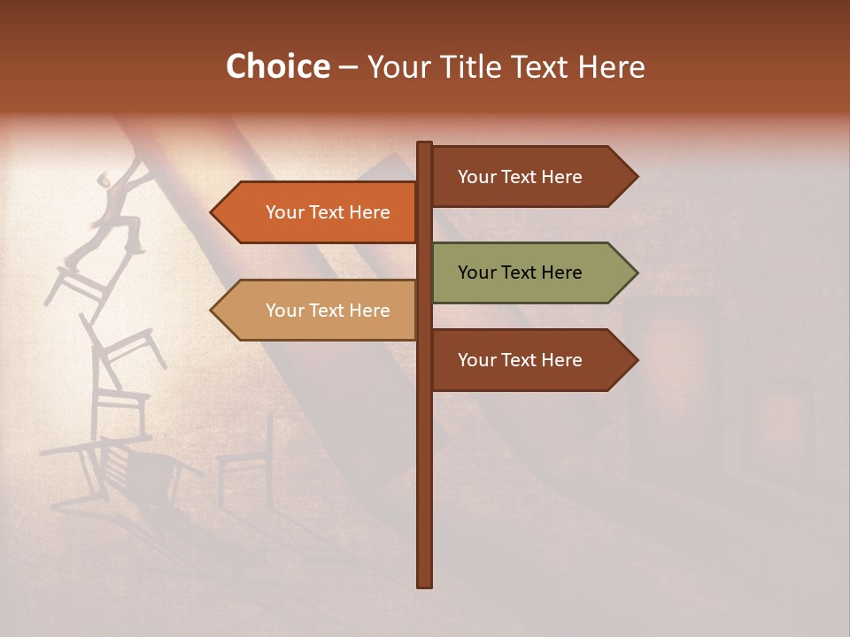 A Picture Of A Piece Of Art On A Wall PowerPoint Template