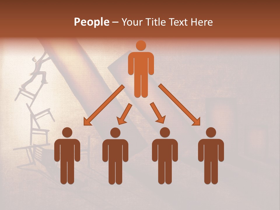 A Picture Of A Piece Of Art On A Wall PowerPoint Template