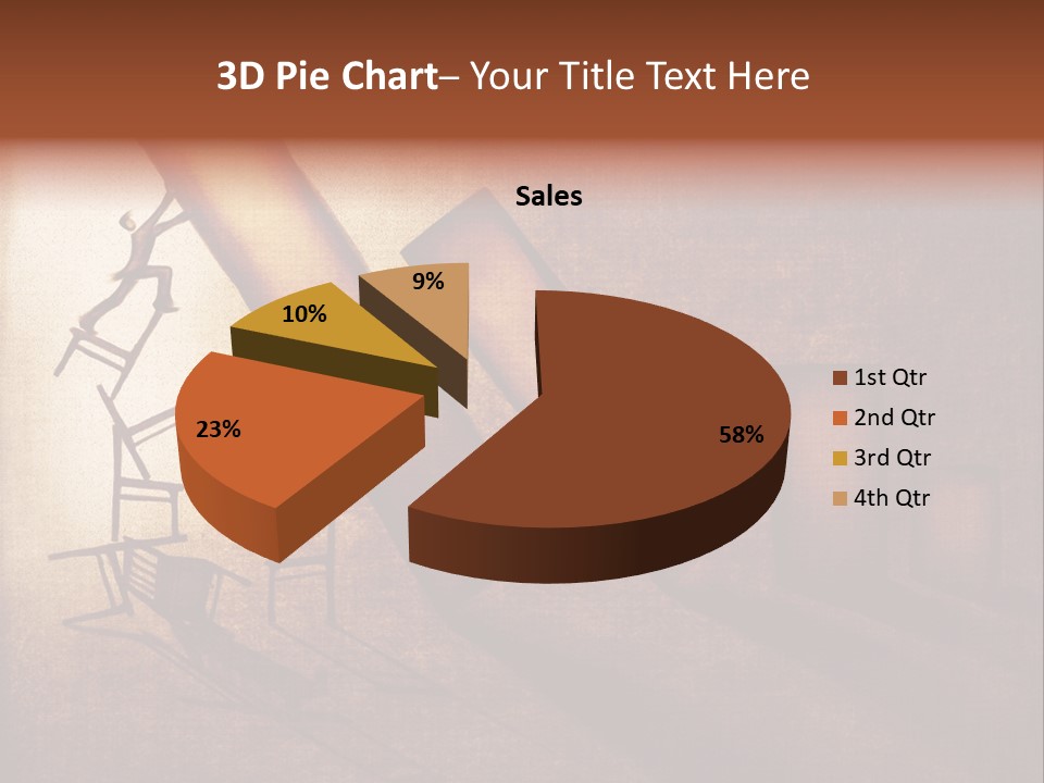 A Picture Of A Piece Of Art On A Wall PowerPoint Template