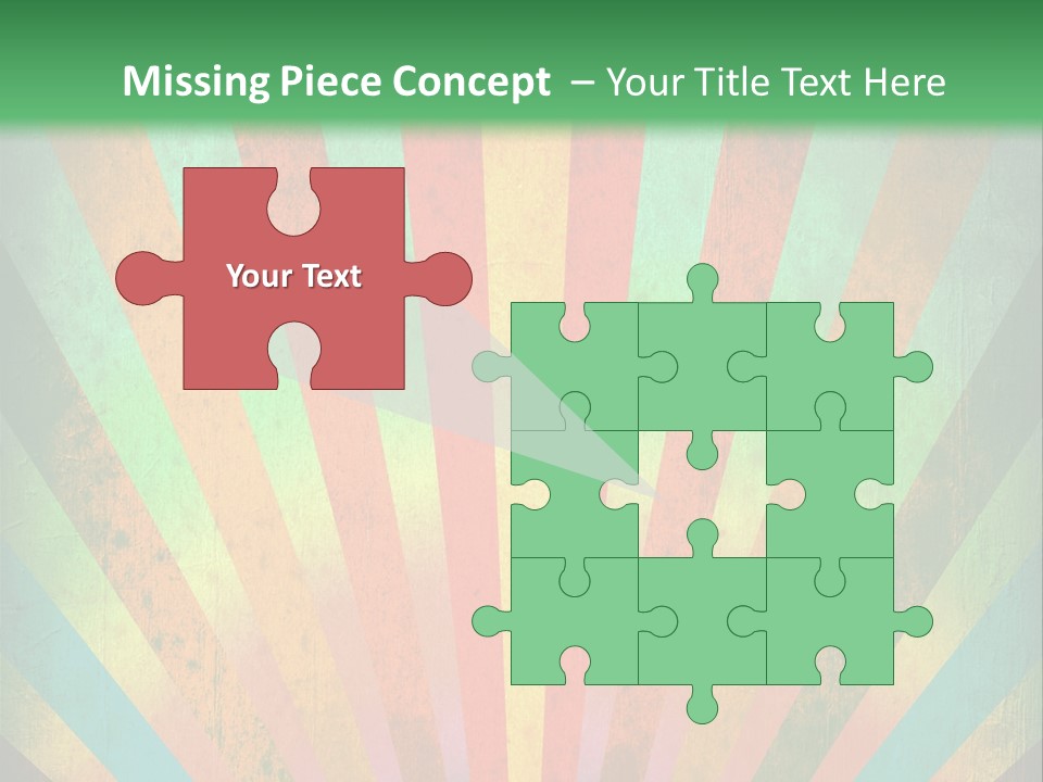 Effect Paper Sunbeam PowerPoint Template