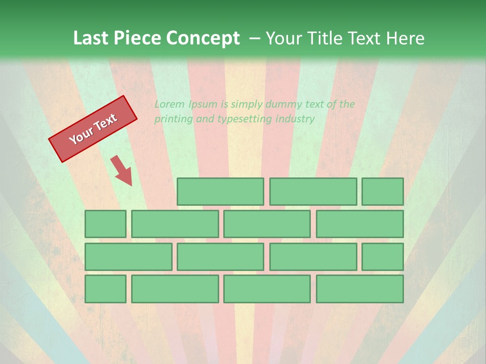 Effect Paper Sunbeam PowerPoint Template