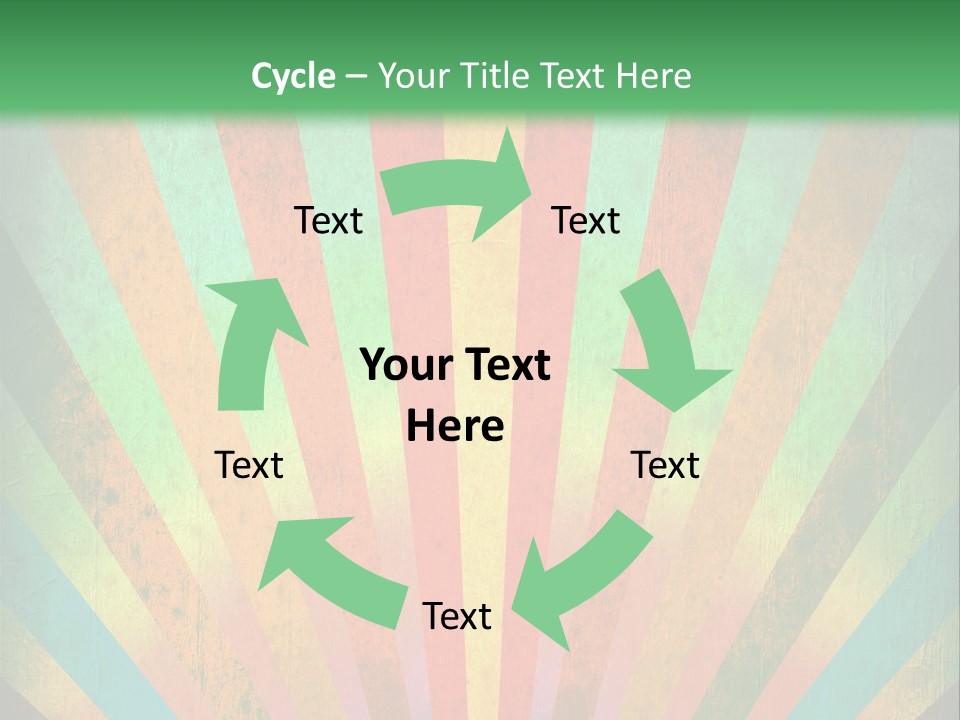 Effect Paper Sunbeam PowerPoint Template