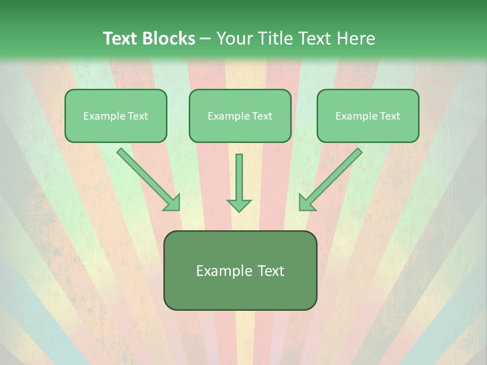 Effect Paper Sunbeam PowerPoint Template