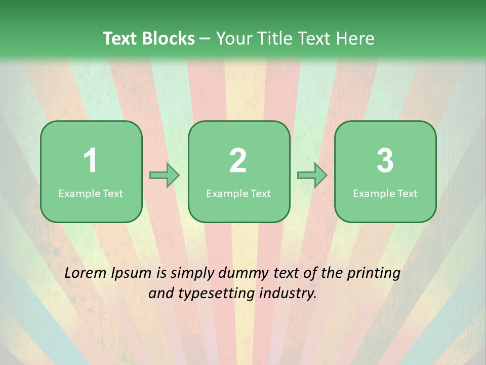 Effect Paper Sunbeam PowerPoint Template