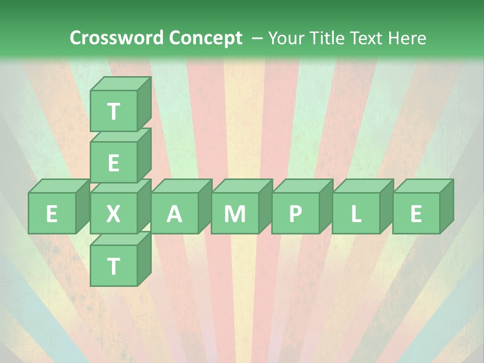 Effect Paper Sunbeam PowerPoint Template