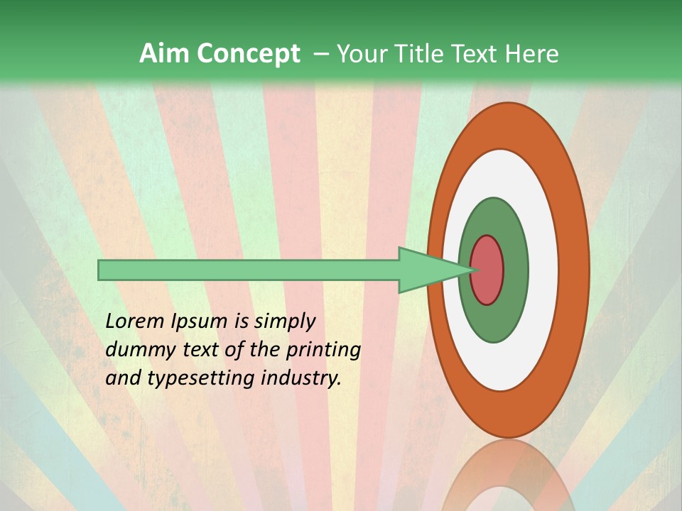 Effect Paper Sunbeam PowerPoint Template