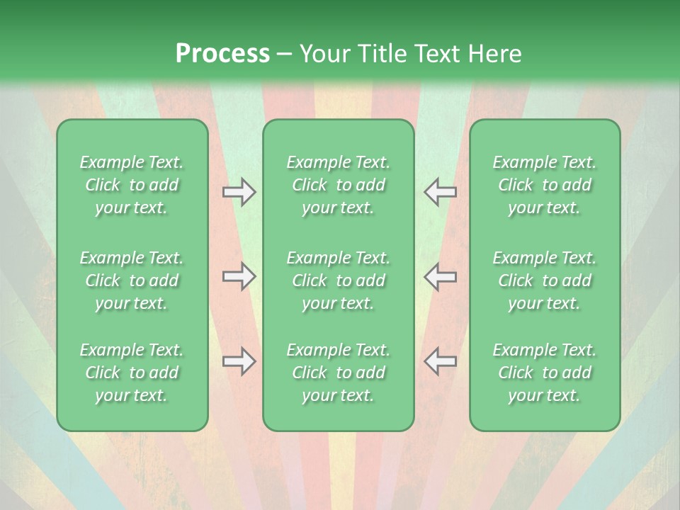 Effect Paper Sunbeam PowerPoint Template