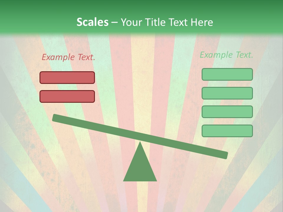 Effect Paper Sunbeam PowerPoint Template