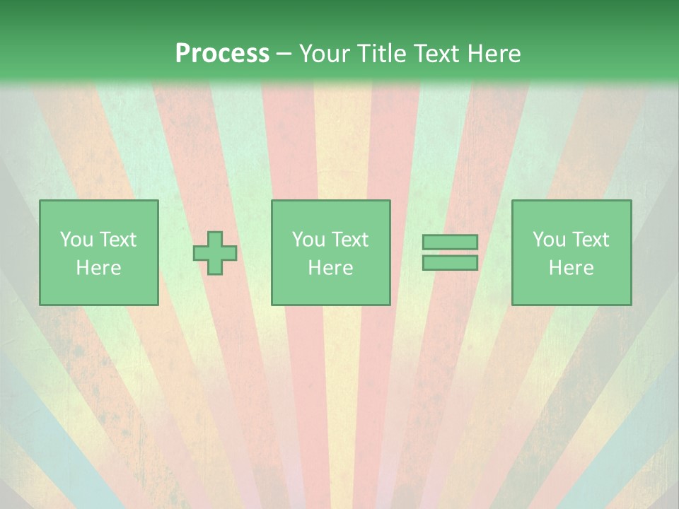 Effect Paper Sunbeam PowerPoint Template