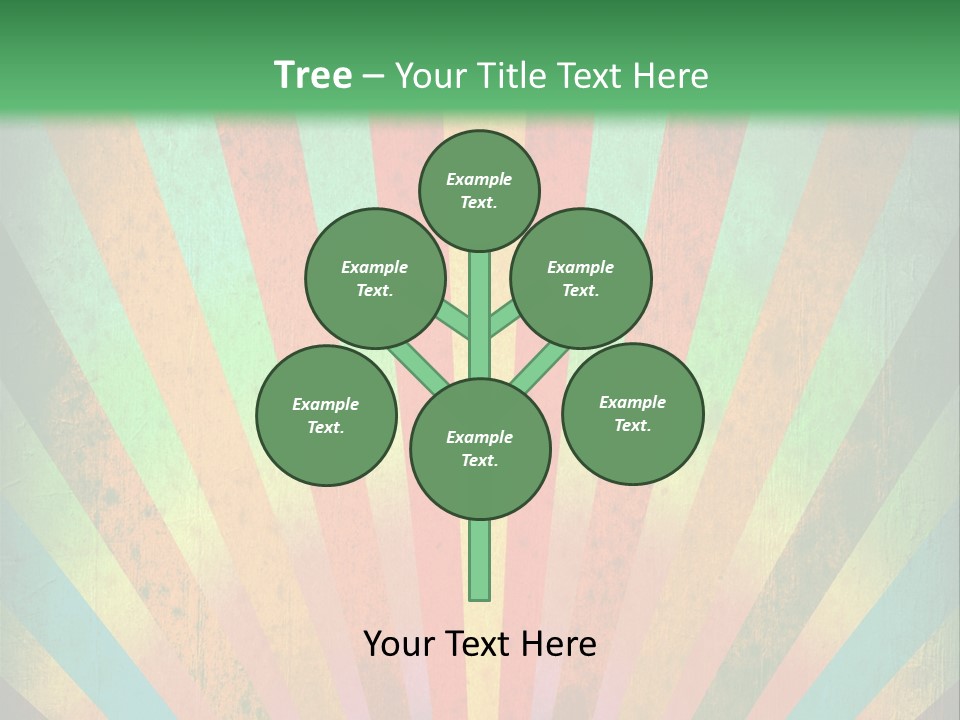 Effect Paper Sunbeam PowerPoint Template