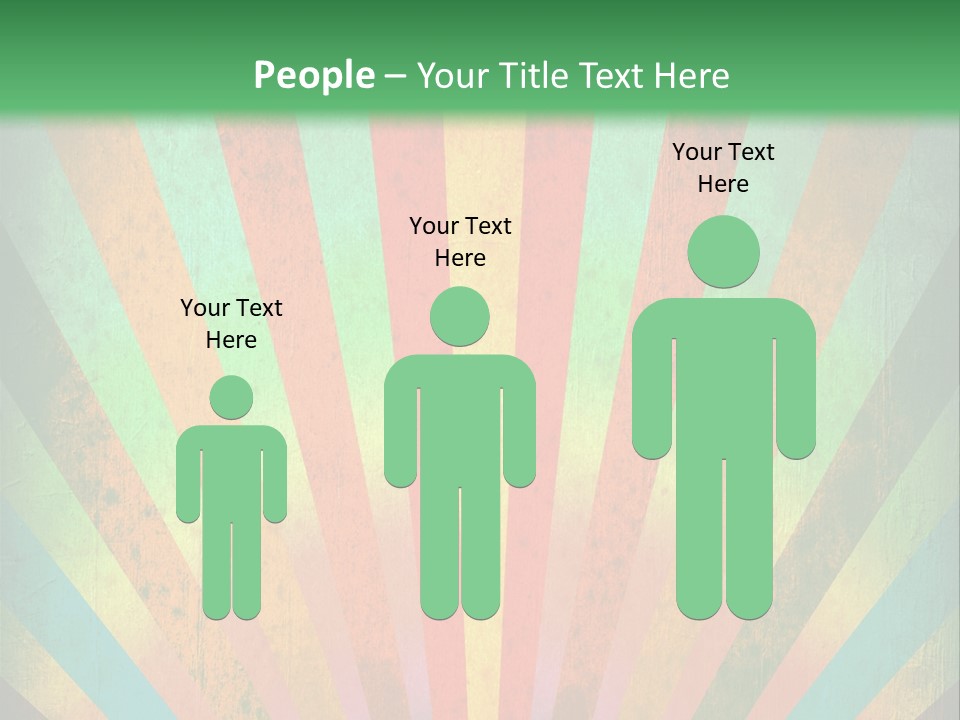 Effect Paper Sunbeam PowerPoint Template