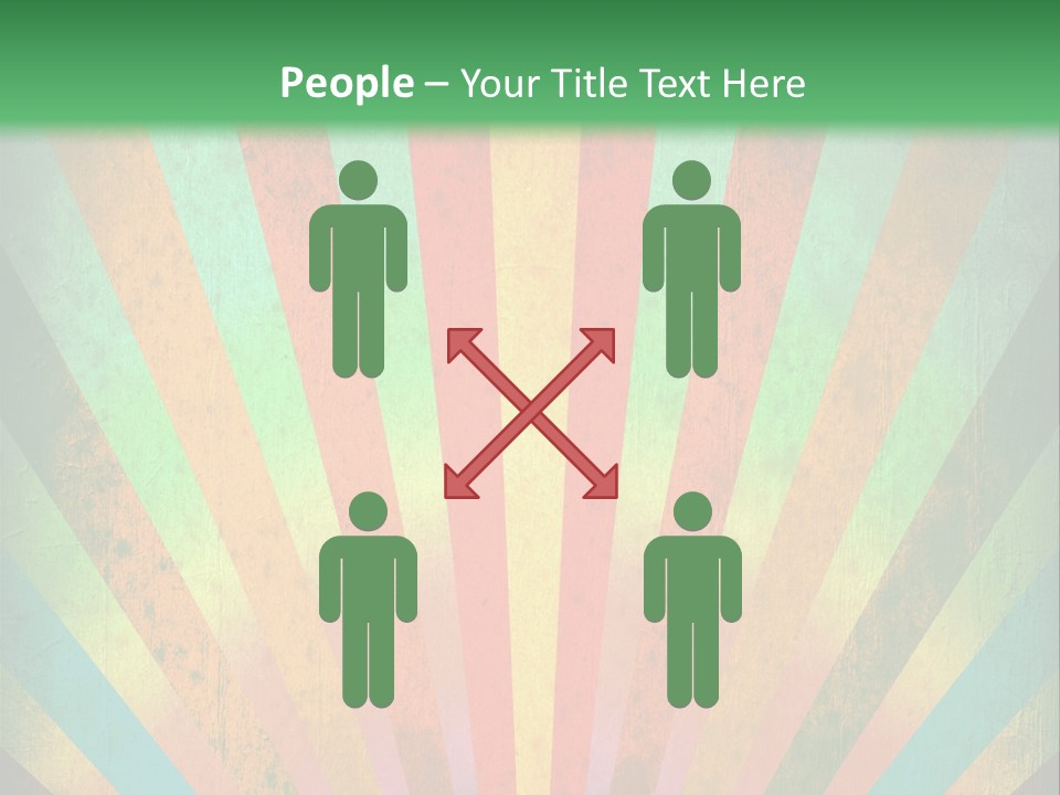 Effect Paper Sunbeam PowerPoint Template