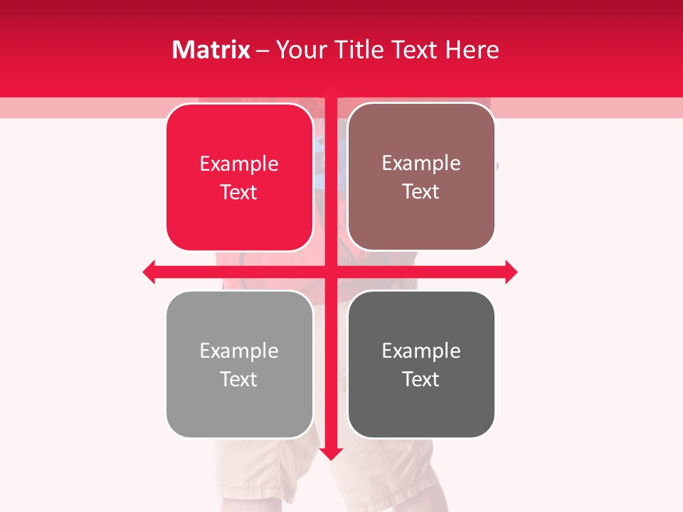 Male Guy Backpacker PowerPoint Template