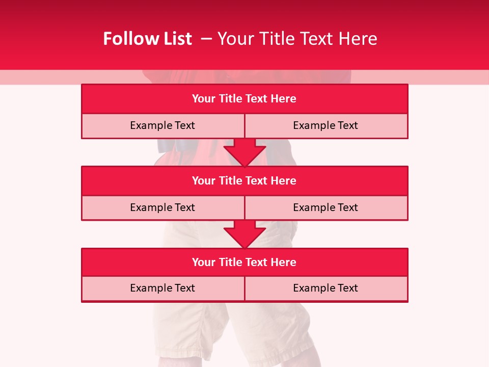Male Guy Backpacker PowerPoint Template