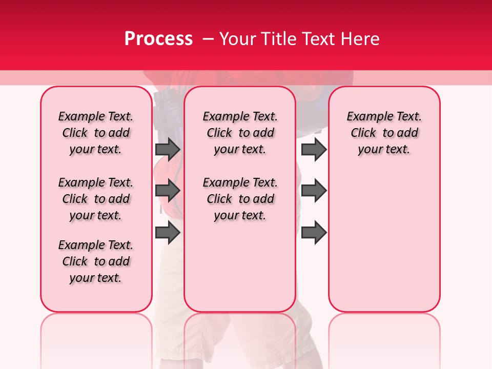 Male Guy Backpacker PowerPoint Template