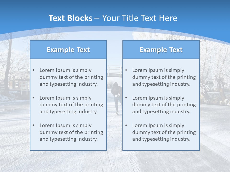 Sport Skater View PowerPoint Template