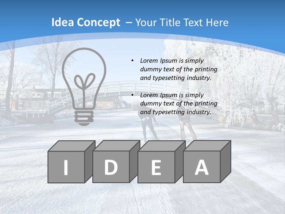 Sport Skater View PowerPoint Template