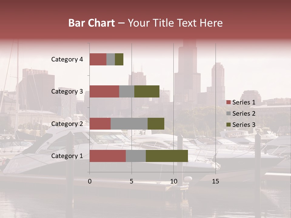 A Group Of Boats Are Docked In A Harbor PowerPoint Template