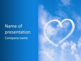 Fun Heart Outside PowerPoint Template