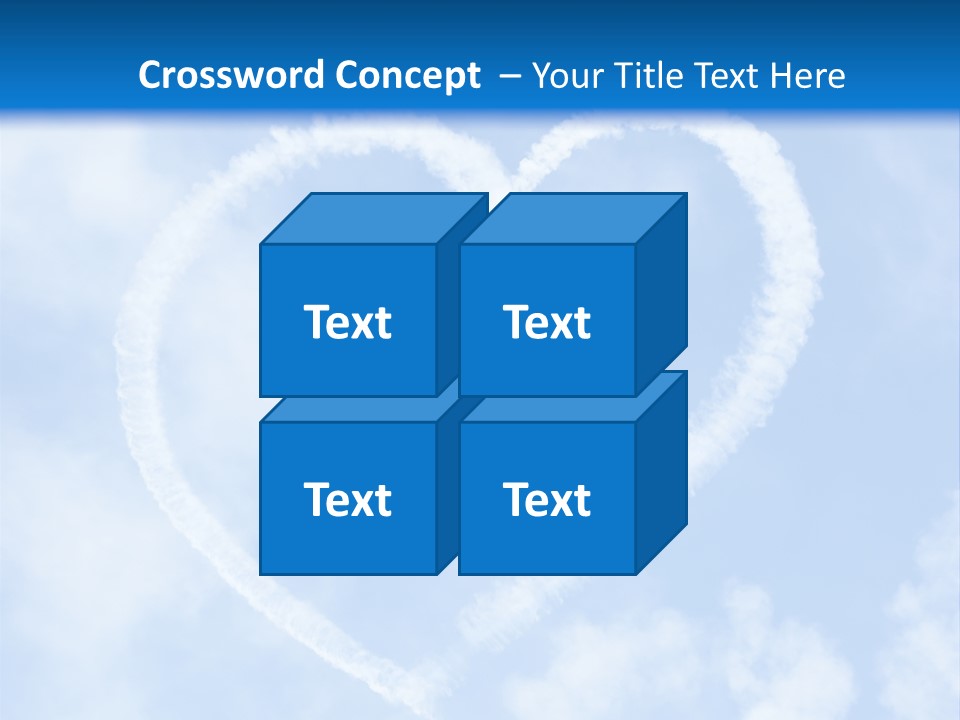 Fun Heart Outside PowerPoint Template