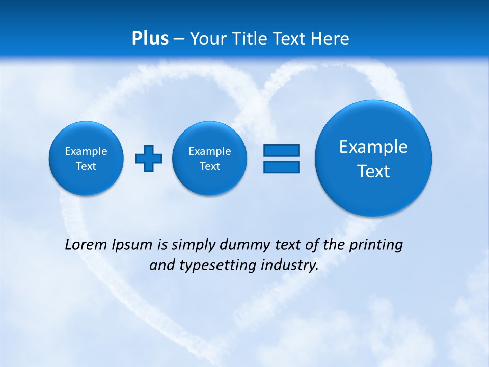 Fun Heart Outside PowerPoint Template