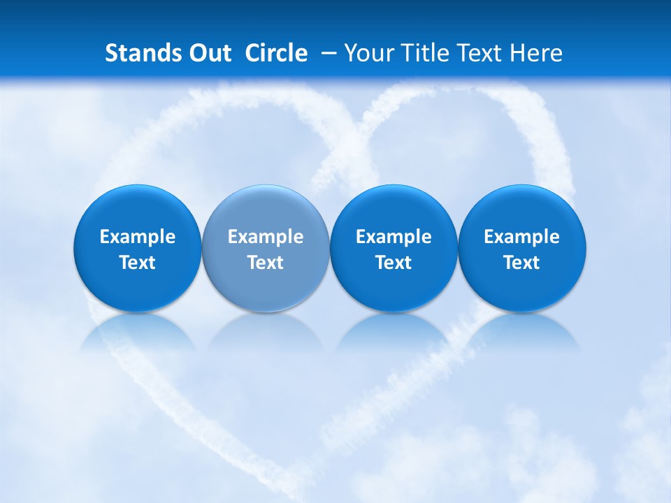 Fun Heart Outside PowerPoint Template
