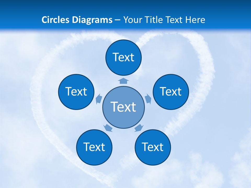 Fun Heart Outside PowerPoint Template