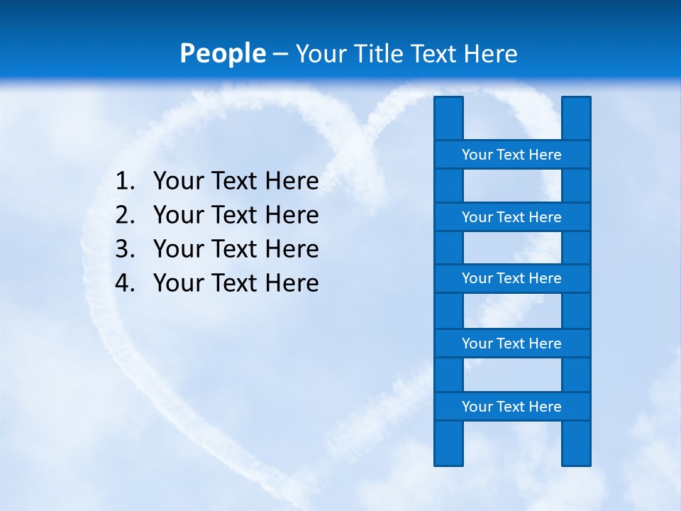 Fun Heart Outside PowerPoint Template