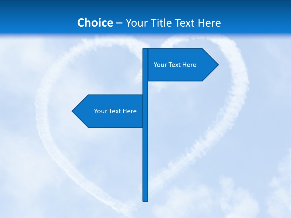 Fun Heart Outside PowerPoint Template