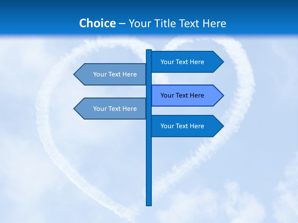 Fun Heart Outside PowerPoint Template